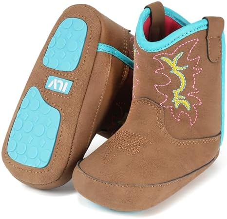 Baby Boy Cowboy Boots Soft Bottom Infant Newborn Cowgirl Boots