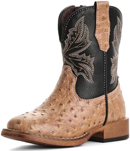 Boys Cowboy Boots for Kids Girls Western Toddler Cowgirl Boots