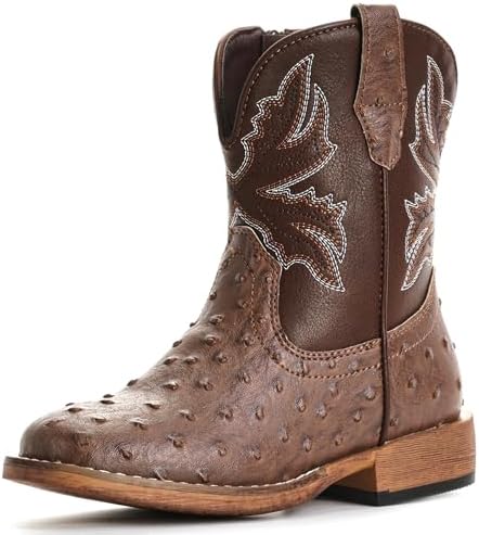 Boys Cowboy Boots for Kids Girls Western Toddler Cowgirl Boots