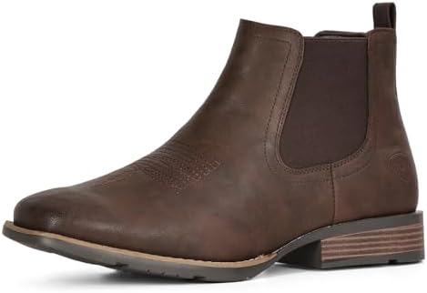 Cowboy Boots For Men Ankle Boots Western Boot Casual Dress Pull On