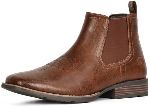 Cowboy Boots For Men Ankle Boots Western Boot Casual Dress Slip On