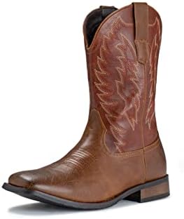 Cowboy Boots For Men Western Boot Durable Classic Embroidered