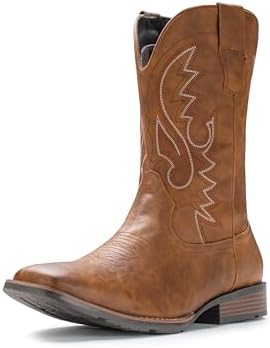 Cowboy Boots For Men Western Boot Durable Fashionable Retro