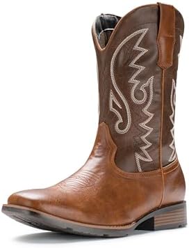 Cowboy Boots For Men Western Boot Durable Fashionable Retro
