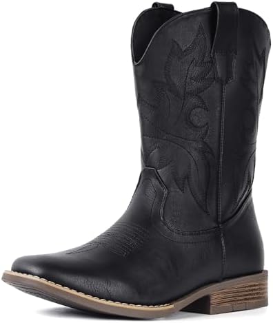Cowboy Boots for Men Western Boots Square Toe
