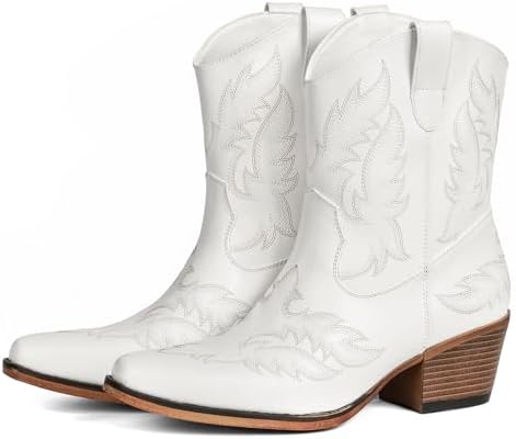 Cowboy Boots for Women Ankle Cowgirl Booties