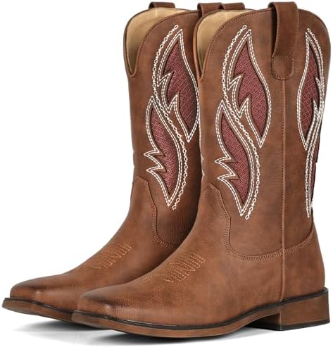 Cowboy Boots for Women Cowgirl Boots Square Toe
