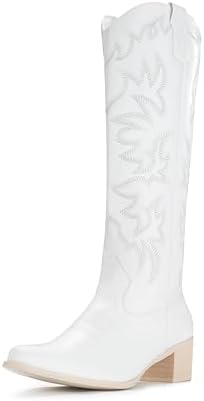 Cowboy Boots For Women Knee High Boots Pointy Toe Women's Western
