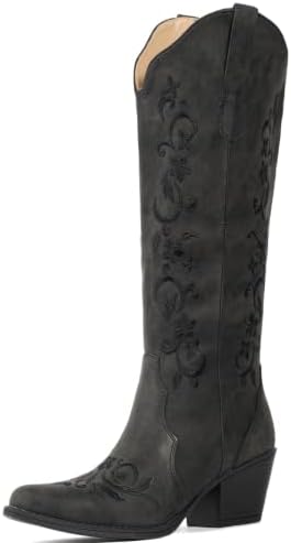 Cowboy Boots for Women Knee High Cowgirl Boots