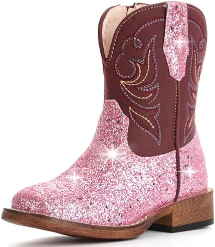 Girls Cowgirl Boots Toddler Boys Cowboy Boots for Kids