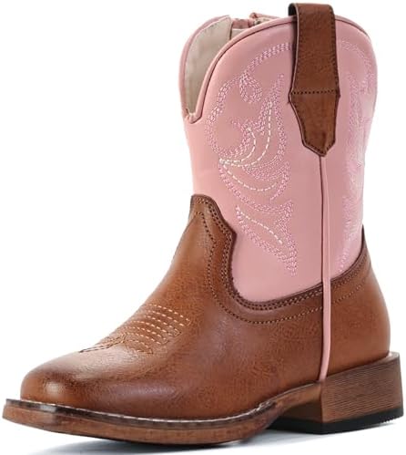 Girls Cowgirl Boots Toddler Boys Cowboy Boots for Kids