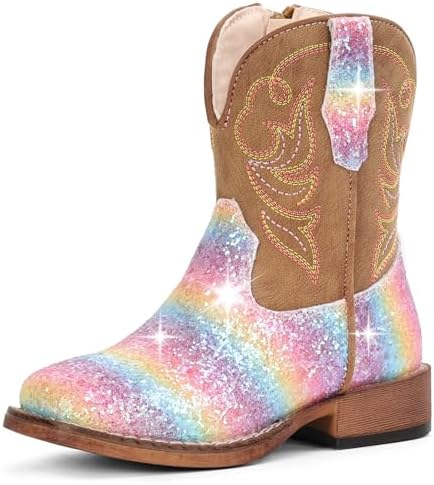 Girls Cowgirl Boots Toddler Boys Cowboy Boots for Kids