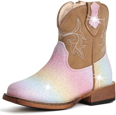 Girls Cowgirl Boots Toddler Boys Cowboy Boots for Kids