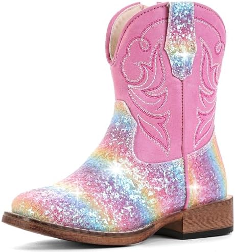 Girls Cowgirl Boots Toddler Boys Cowboy Boots for Kids