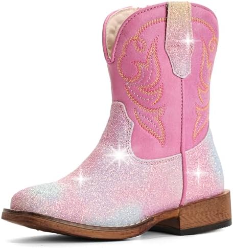 Girls Cowgirl Boots Toddler Boys Cowboy Boots for Kids