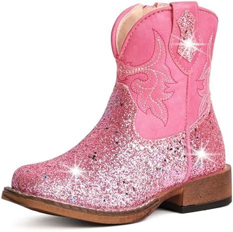 Girls Cowgirl Boots Toddler Boys Cowboy Boots for Kids