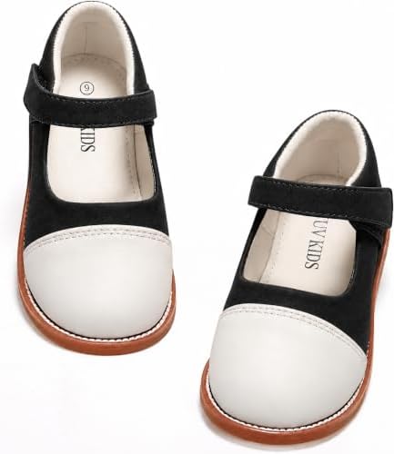 Toddler Girl Mary Jane Shoes, Hook-and-Loop Princess Dress Flats